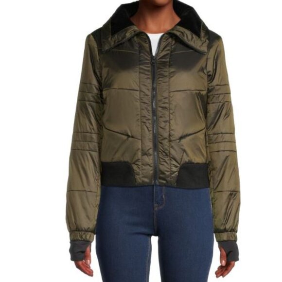 Bella Cropped Down Jacket - Small - Picture 1 of 5